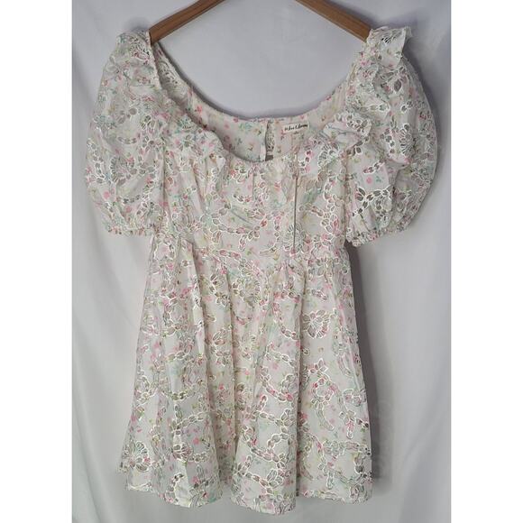 For Love and Lemons- NWT White eyelet dress- size small- READ - Picture 1 of 10